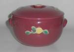 Coors Pottery Rosebud Red Small Triple Service Cass