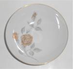 Narumi Porcelain China Japan Damask Rose Gold Band Soup