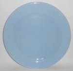T S & T Lu-Ray Pastels Pottery Blue Chop Plate