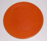 VINTAGE Bauer Pottery Ring Ware Orange Salad Plate #2