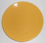 VINTAGE Bauer Pottery Ring Ware Yellow 9-5/8'' Plate