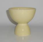 VINTAGE Lu-Ray Pastels Pottery Yellow Eggcup