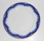 VINTAGE J & G Meakin China Flow Blue #5030 Bread Plate 