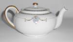 Noritake Porcelain China Laureate Demitasse Teapot w/Li
