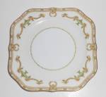 Noritake Porcelain China Lorento W/Gold Square Salad Pl
