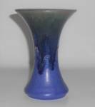 Fulper Art Pottery Chinese Blue Over Matte Blue Vase