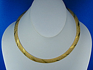 Gold Vermeil Sterling Silver Necklace Italy Jcm