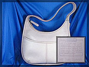 Coach Leather Pale Lilac Purse Handbag