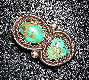 Navajo Carico Lake Turquoise Sterling Silver Ring