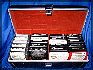 8-track Tape Cartridges, 23 With Case, Nelson, Lichtfoo