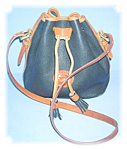 Black And Tan Leather Dooney And Bourke Bag..
