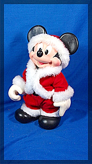 Mickey Mouse Santa Claus Doll, Disney Arco
