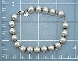 Tiffany Sterling Silver Beads Bracelet