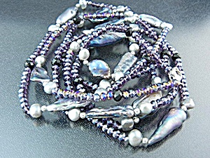 Swarovski Crystals Biwa Pearls Freshwater Pearls