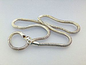 Necklace Sterling Silver Snake Chain 18 Inch