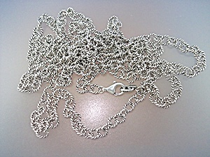 Necklace Sterling Silver 59 Inches Chain