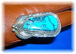 Navajo KingmanTurquoise Sterling Silver Ring