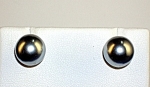 Grey11mm Pearl Post Earrings