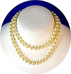 Vintage 29 Inch Faux Pearl 7.5mm Pearl Necklace