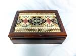 Jewelry Box wood inner tray Tapestry Top