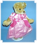 10 Inch Mohair Dressed In Pink Teddy Bear