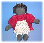 Black Folk Art Doll Handmade By Danielle 