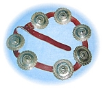 7 Very Large Silver Conchos On Leather Belt
