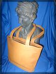 Coach handbag, purse in soft tan leather
