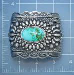 Darryl Becenti RIP Turquoise Sterling Silver Bracelet 