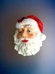 Magnet Santa Claus face ornament