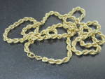 14K Gold Rope Chain 26 Inch 14 Grams Necklace 