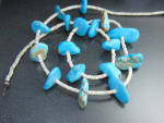 Native American Sleeping Beauty Turquoise Heishi Beads