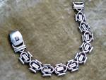 Sterling Silver Bracelet Italy Serial Numbered