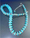 Sleeping Beauty Turquoise Sterling Silver Necklace