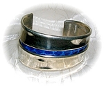 Sterling Silver Snakeskin Cuff Bracelet
