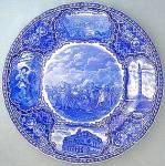 Staffordshire Battle of New Orleans Collectors Plate Bl