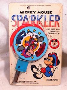 Mickey Mouse Club Sparkler - On Card