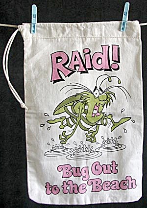 Vintage Raid Beach Bag