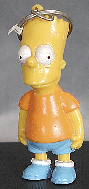 2 Bart Simpson Key Chains