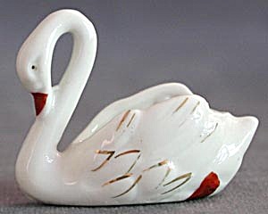 Vintage Small China Swan