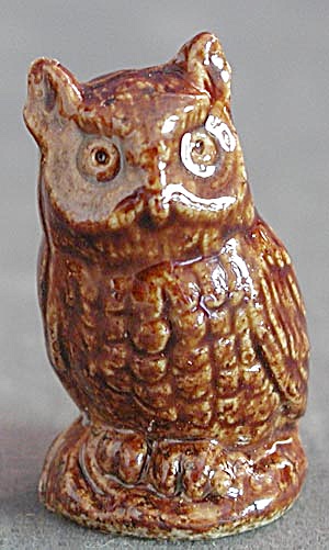 Wade Whimsy Figurine Brown Owl