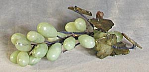 Vintage Green Stone Grapes