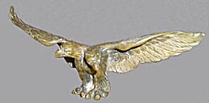 Vintage Bronze Eagle Figurine