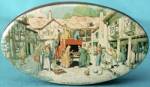 Vintage Oval Thornes Toffee Tin Mr Pickwick's Arrival