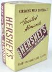 Vintage Hershey's Candy Bar Box with Almonds Pair
