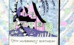 Vintage Birthday Card Cottage