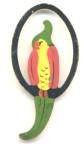 Art Deco Parrot Bookmark