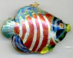 Enamel Fish Christmas Ornament