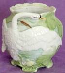 Art Nouveau Swan Sugar Bowl