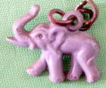 Vintage Plastic Elephant Charm